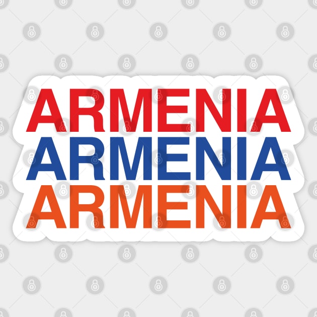 ARMENIA Flag Sticker by eyesblau